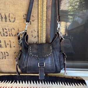 Free People Genuine Leather Shoulder Bag